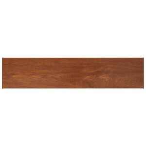 vidaXL Prag de fereastră Lemn brun 140 x 35 x 4,5 cm PVC