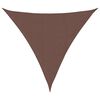 vidaXL Parasolar, maro, 3,6x3,6x3,6 m, țesătură oxford, triunghiular