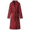 vidaXL Robe fără glugă Roșu Bordeaux l Flanelă