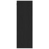 vidaXL Dulap pentru TV pe Perete Stejar Negru 30,5 x 30 x 90 cm