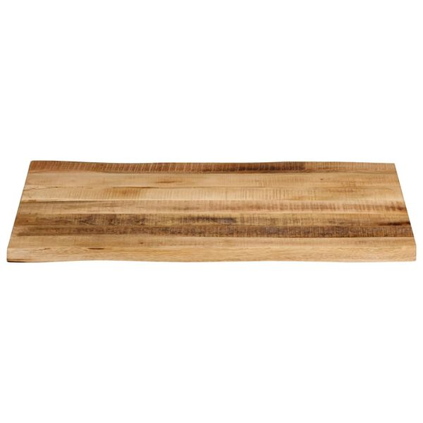 vidaXL Blat de masă contur natural 90x60x3,8 cm lemn masiv mango brut