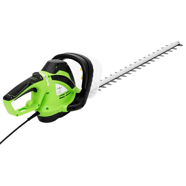 vidaXL Trimmer electric de gard viu, 61 cm, 750 W