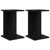 vidaXL Suport pentru plante Stejar Negru 25 x 25,5 x 40,5 cm