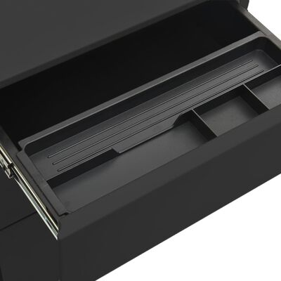 vidaXL Dulap dosare mobil, antracit, 39x45x60 cm, oțel
