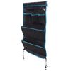 vidaXL Pungă de stocare Negru și Albastru 91 x 47,5 cm oxford