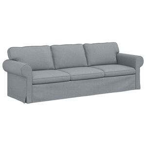 vidaXL Canapea Gri deschis 245 x 82 x 80 cm țesătură