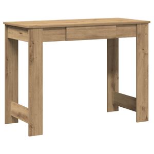 vidaXL Birou, stejar artizanal, 100x45x75 cm, lemn prelucrat