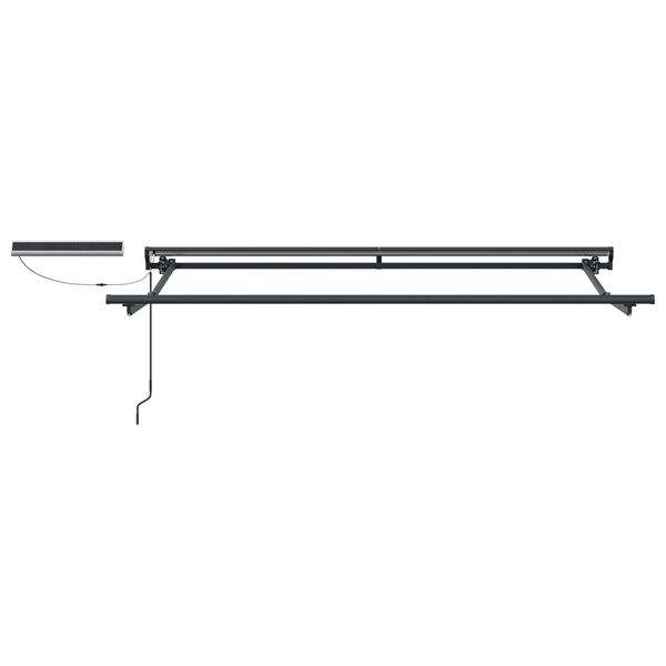 vidaXL Cort electric retractabil Antracit 2,5 x 2 m