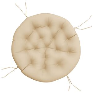 vidaXL Pernă rotundă bej, &Oslash; 100 x11 cm, țesătură Oxford
