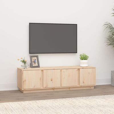 vidaXL Comodă TV, 140x40x40 cm, lemn masiv de pin