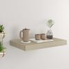 vidaXL Raft de perete suspendat, stejar, 40x23x3,8 cm, MDF