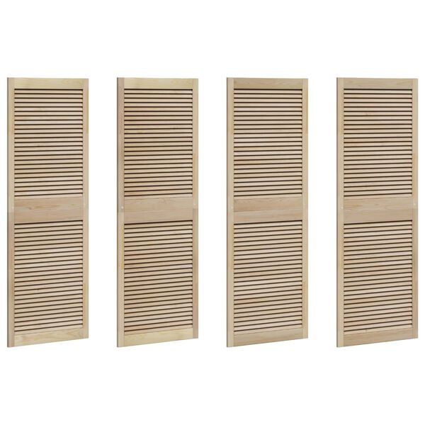 vidaXL Ușă de Dulap cu ușă 4 pcs natural 140.5 x 2.1 x 49.5 cm