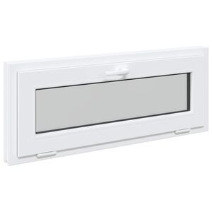 vidaXL Fereastră pentru subsol RISOR 110 x 40 cm PVC și Sticlă