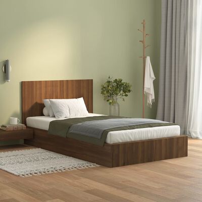 vidaXL Tăblie de pat, stejar maro, 120x1,5x80 cm, lemn compozit