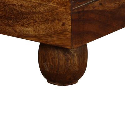 vidaXL Cufăr de depozitare, lemn masiv de sheesham, 90 x 50 x 35 cm