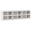 vidaXL Dulap de bucătărie de exterior MEPPEL 3 buc. Alb