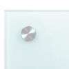 vidaXL Panou antistropi bucătărie 2 buc. alb 70x50cm sticlă securizată