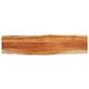 vidaXL Blat masă 160x40x3,8 cm dreptunghiular lemn acacia margine vie
