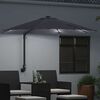 vidaXL Parasol de Grădină Manual Antracit 248 x 248 x 148 cm