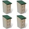 vidaXL Căsuță fluturi 14 x 15 x 22 cm, set de 4 buc