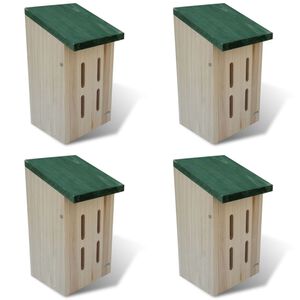 vidaXL Căsuță fluturi 14 x 15 x 22 cm, set de 4 buc