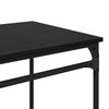 vidaXL Birou Stejar Negru 105 x 50 x 90 cm Lemn compozit
