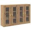 vidaXL Dulapuri de perete 2 buc. Stejar Artizanal 69,5 x 34 x 90 cm
