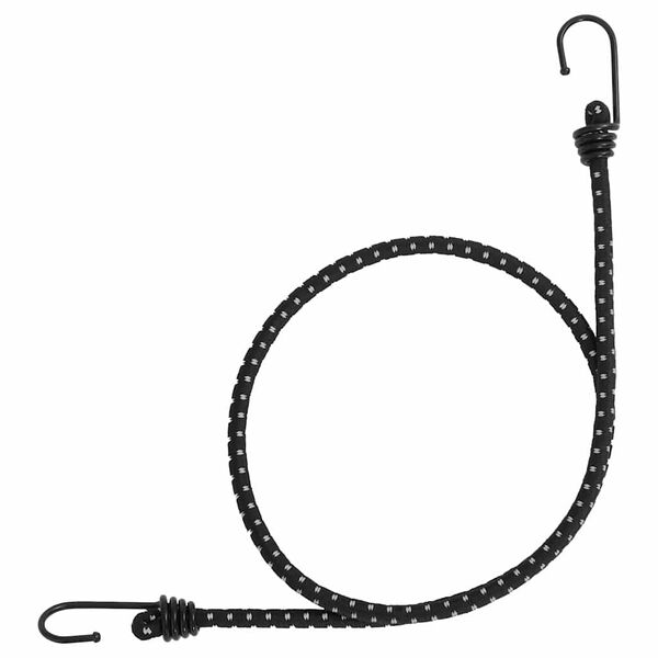 vidaXL Corzi elastice cu benzi reflectorizante/cârlige 50 buc. 100 cm