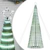 vidaXL Pom de Crăciun LED 1028 LED-uri Alb Rece 403 cm