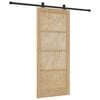 vidaXL Ușă glisantă ORKDAL natural 86 x 198,5 cm Lemn masiv de pin