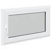 vidaXL Fereastră de subsol culoare internă albă RISOR 100 x 60 cm