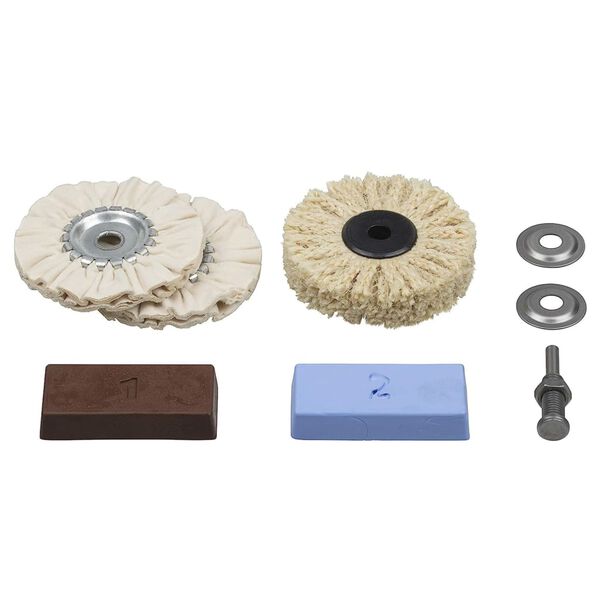 wolfcraft Set profesional de lustruit din cinci piese 2179000