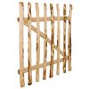 vidaXL Poartă de gard din lemn de alun 100 x 100 cm