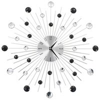 vidaXL Ceas de perete, mecanism cuarț, 50 cm, design modern