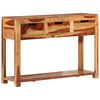 vidaXL Masă consolă, 110x35x75 cm, lemn masiv de acacia