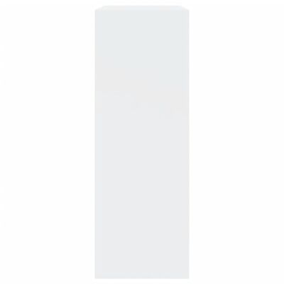 vidaXL Pantofar, alb, 80x34x96,5 cm, lemn compozit