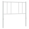 vidaXL Tăblie de pat de schimb metalică, alb, 107 cm
