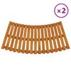 vidaXL Trepte spa, 2 buc., lemn masiv de acacia