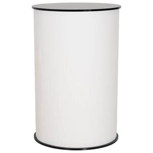 vidaXL Stand expozițional Negru și Alb &Oslash; 60 x 93 cm