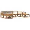 vidaXL Set de canapele de exterior 6 pcs natural Lemn Solid de Acacia