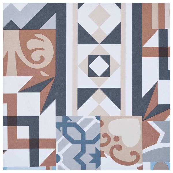 vidaXL Plăci de Pardoseală 55 pcs Multicolour 5,11 m&sup2; PVC