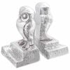 vidaXL Suporturi pentru cărți 2 buc. Argintiu 12 x 9 x 19 cm Aluminiu