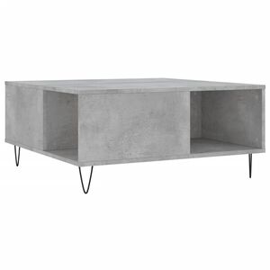 vidaXL Măsuță de cafea, gri beton, 80x80x36,5 cm, lemn prelucrat