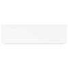 vidaXL Raft de perete suspendat, alb, 80x23,5x3,8 cm, MDF