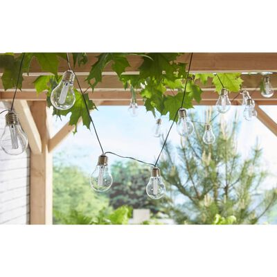 Luxform Șir de lumină solară cu LED pentru grădină „Corfu” transparent