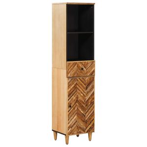 vidaXL Dulap de Baie Maro 38 x 33,5 x 160 cm Lemn de mango solid