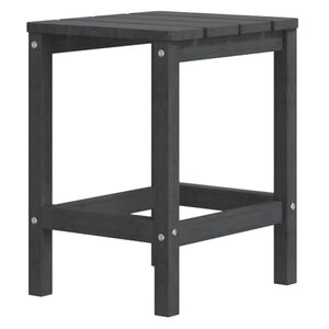 vidaXL Masă Adirondack de grădină, antracit, 38x38x46 cm, HDPE