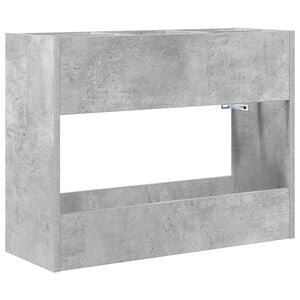 vidaXL Suport pentru umbrele Gri din beton 65 x 24 x 50 cm