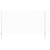 vidaXL Gard cu St&acirc;lp Argintiu 1,2 x 10 m Oțel