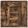 vidaXL Bufetă cu sertare Stejar afumat 100,5x35x98,5 cm Lemn prelucrat